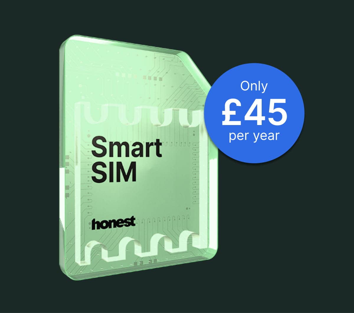 Smart SIM — only £45 per year