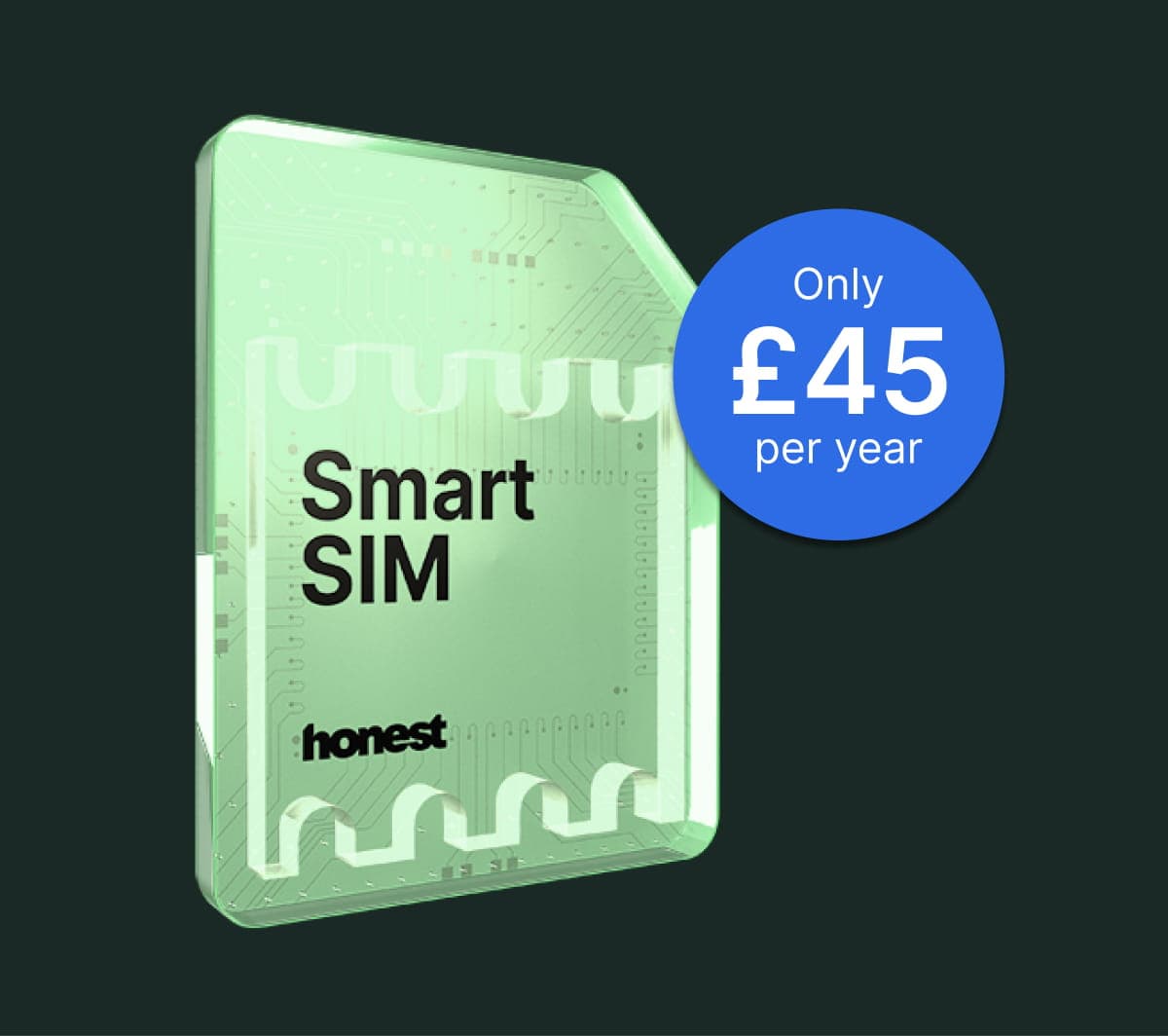 Smart SIM — only £45 per year